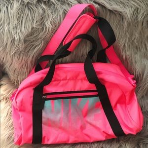 Nike Training Duffel Gym Bag Hot Pink